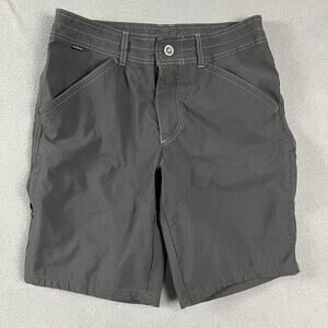 Kuhl Renegade Shorts Mens 30 Gray Stretch Outdoors Hiking Camping Gorpcore